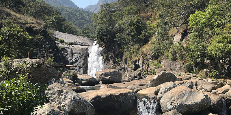 One of the many waterfalls within Mulanje