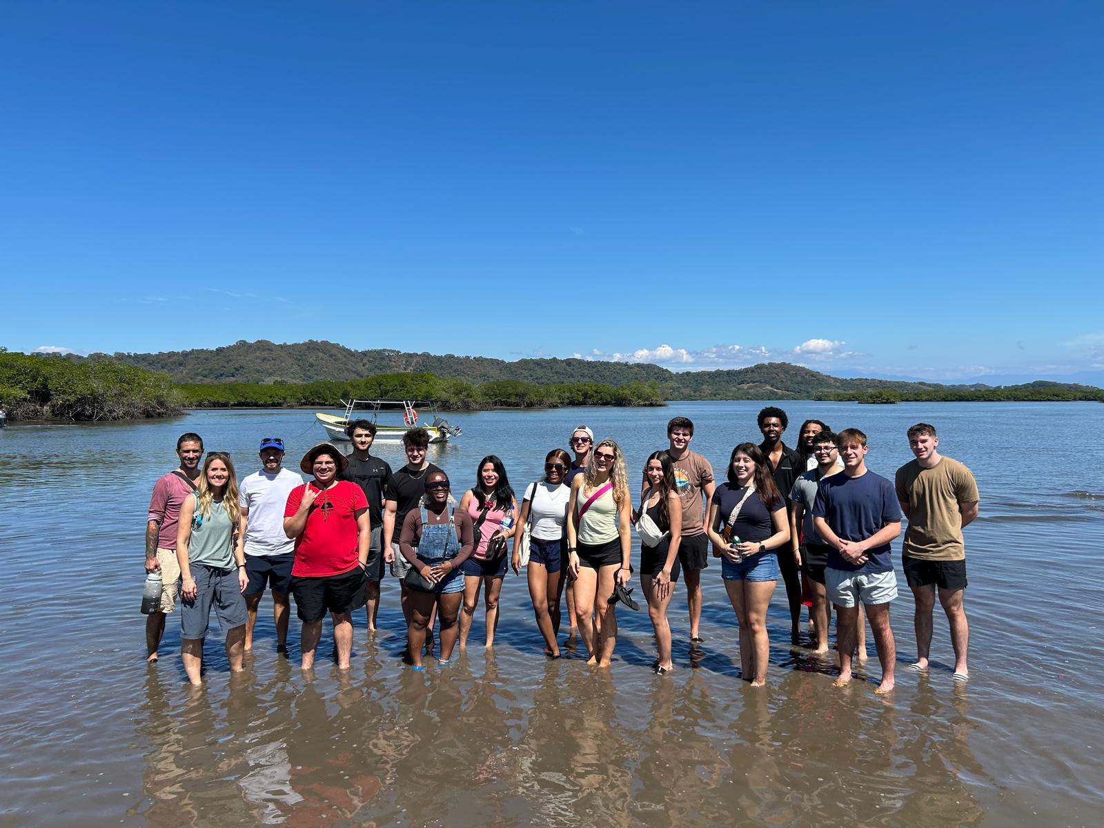 The ACE 243 students in Costa Rica.