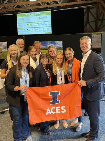 ACES students with Syngenta Group CEO, Jeff Rowe 