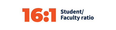 16:1 Stduent/faculty ratio