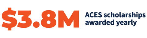 $3.8 million ACES scholarships awarded yearly