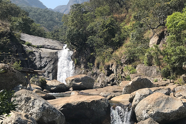 One of the many waterfalls within Mulanje