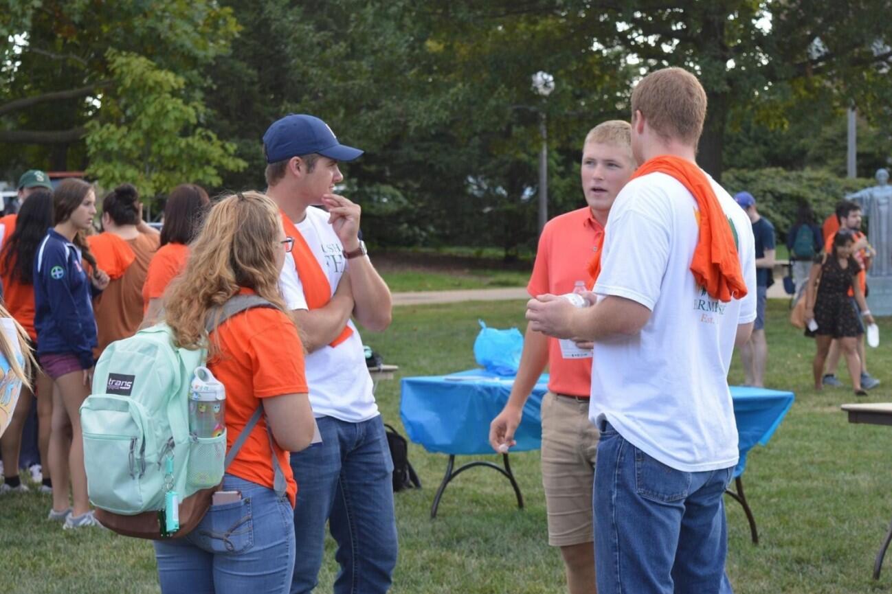 Students at last fall's ACES Fall Festival.