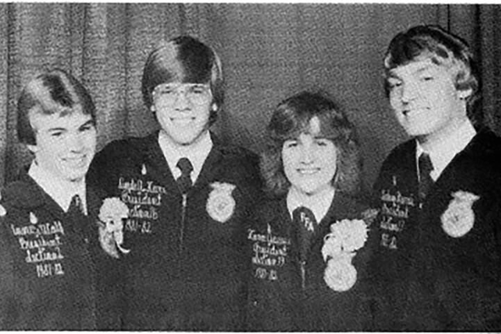 1983 FFA State officer team