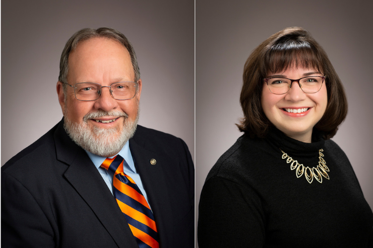 Headshots of Wheeler and Lyons