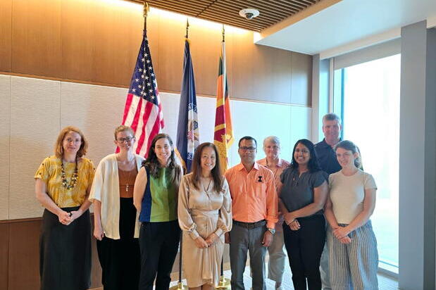 Academy with Sri Lankan representatives 