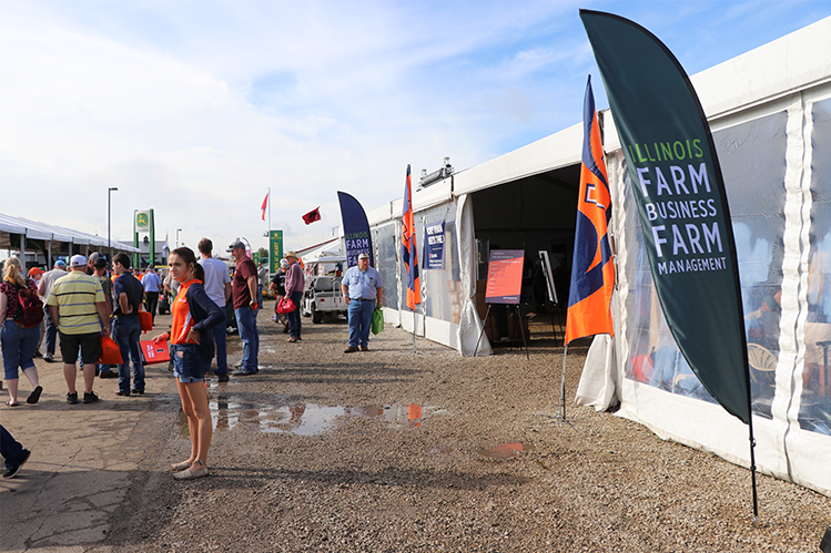 ACES tent at the 2021 Farm Progress Show