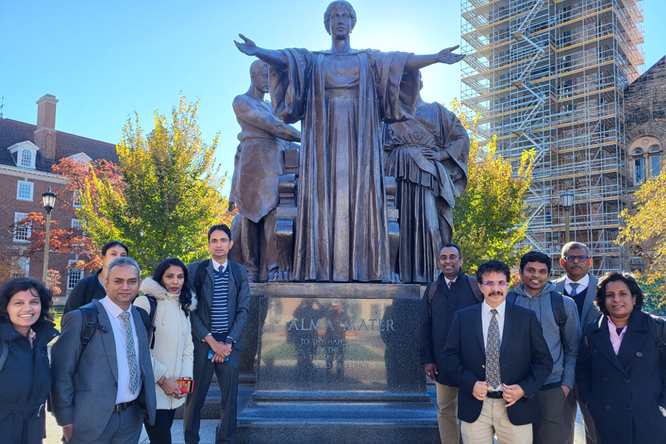 Peradeniya delegation visits the Alma Mater. 