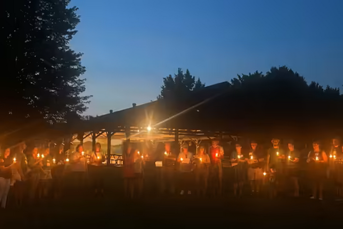 Participants at the 4H Memorial Camp's 75th Anniversary event