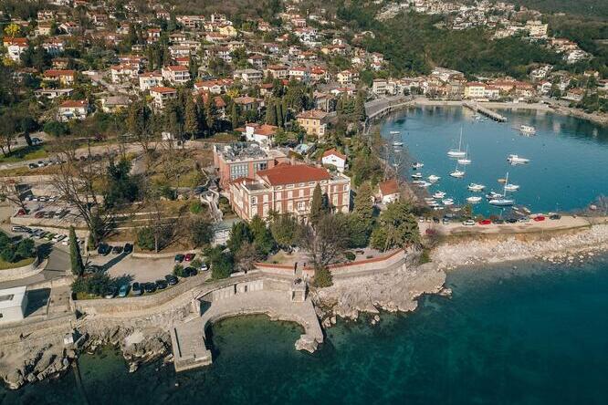 arial shot of University of Rijeka