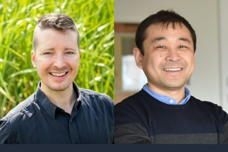 Side-by-side headshots of Jeremy Guest (left) and Kaiyu Guan (right)