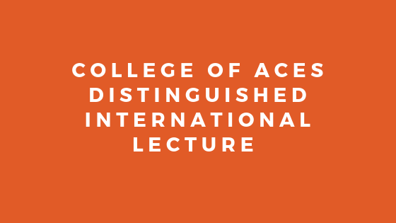 The Honorable Allan Mustard to present ACES Distinguished International Lecture on Nov. 6