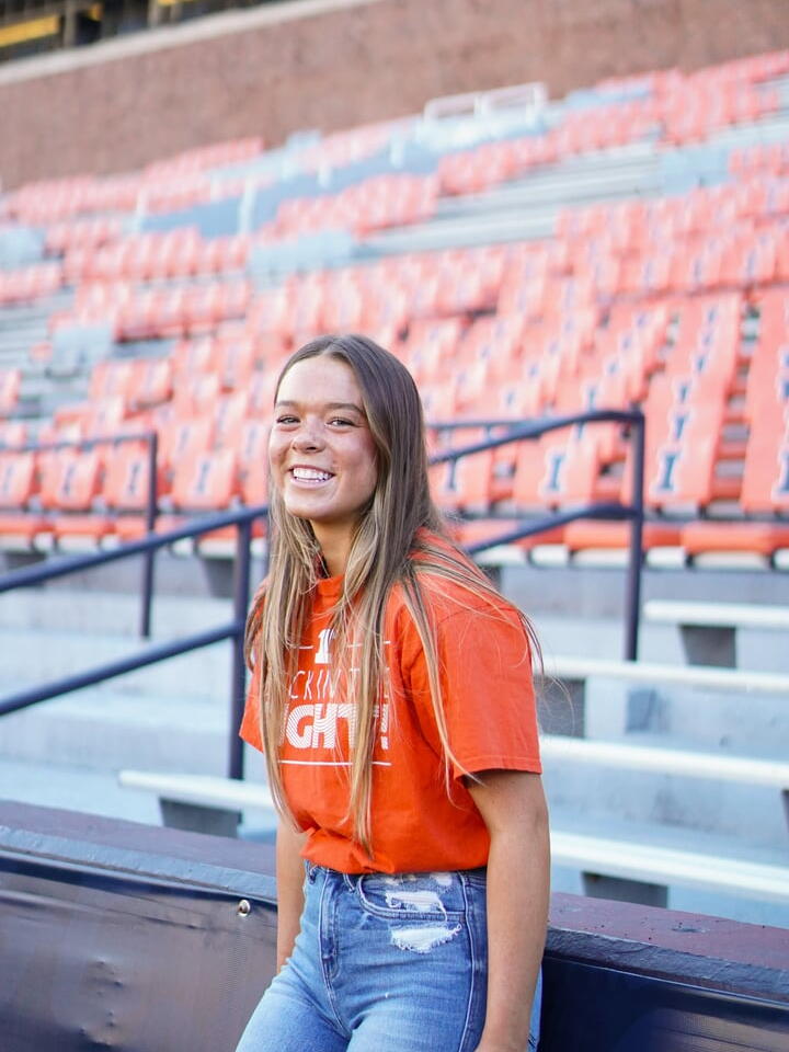 Sadie Allison at Memorial Stadium