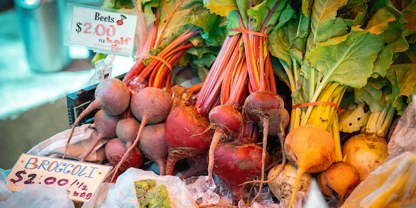 Farm stand veggies.
